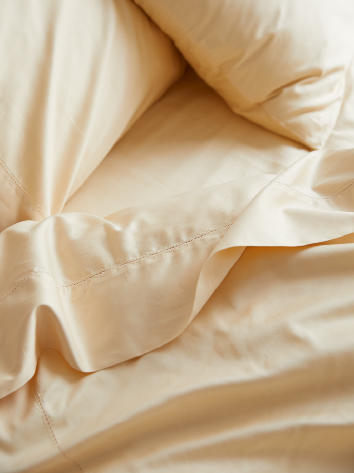 Modern Solids Cream & Two Sugars bedding set