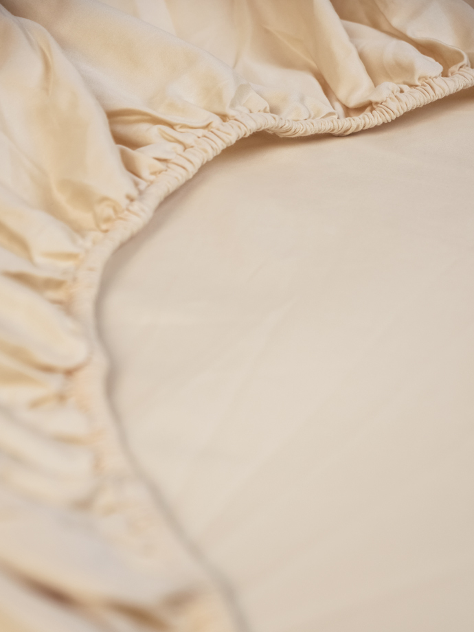 Modern Solids Cream & Two Sugars bedding set